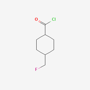 molecular formula C8H12ClFO B13431376 4-(Fluoromethyl)cyclohexane-1-carbonyl chloride CAS No. 220573-28-4