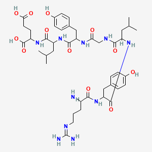 molecular formula C43H64N10O12 B1343140 alpha-Casein (90-96) CAS No. 83471-49-2