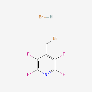 molecular formula C6H3Br2F4N B13431408 4-(Bromomethyl)-2,3,5,6-tetrafluoropyridine hydrobromide 