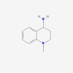 molecular formula C10H14N2 B1343150 1-甲基-1,2,3,4-四氢喹啉-4-胺 CAS No. 851390-46-0