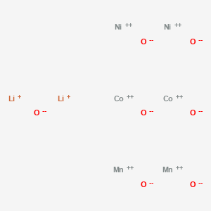 molecular formula Co2Li2Mn2Ni2O7 B13431533 Dilithium;cobalt(2+);manganese(2+);nickel(2+);oxygen(2-) CAS No. 179802-95-0