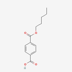 molecular formula C13H16O4 B13431534 Mono(n-pentyl) Terephthalate 