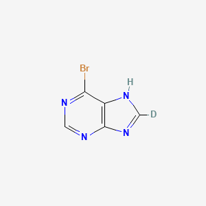molecular formula C5H3BrN4 B13431621 6-Bromopurine-d 