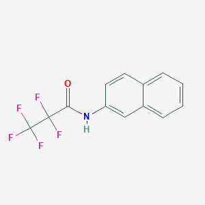 molecular formula C13H8F5NO B13431647 2,2,3,3,3-pentafluoro-N-naphthalen-2-ylpropanamide CAS No. 21970-68-3
