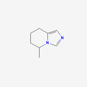 molecular formula C8H12N2 B13431669 5-Methyl-5,6,7,8-tetrahydroimidazo[1,5-a]pyridine 