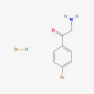 molecular formula C8H9Br2NO B134317 2-Amino-1-(4-bromophenyl)ethanone hydrobromide CAS No. 151427-13-3