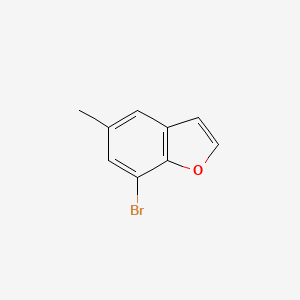 molecular formula C9H7BrO B1343173 7-Bromo-5-methylbenzofuran CAS No. 35700-48-2