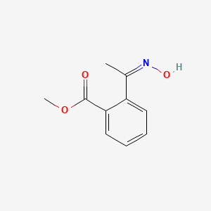 molecular formula C10H11NO3 B13431731 Methyl 2-[(1E)-1-(Hydroxyimino)ethyl]benzoate 