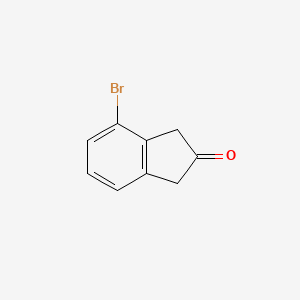molecular formula C9H7BrO B1343174 4-Bromo-2-Indanone CAS No. 846032-36-8