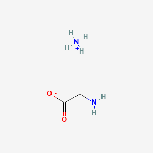 molecular formula C2H5NO2.H3N<br>C2H8N2O2 B13431768 Ammonium glycinate CAS No. 29728-27-6