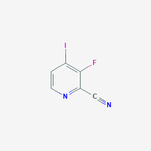 molecular formula C6H2FIN2 B1343177 3-Fluoro-4-iodopyridine-2-carbonitrile CAS No. 669066-35-7