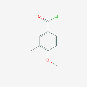 molecular formula C9H9ClO2 B1343181 4-Methoxy-3-methylbenzoyl chloride CAS No. 59931-48-5
