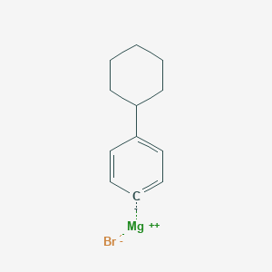 molecular formula C12H15BrMg B13431867 magnesium;cyclohexylbenzene;bromide 