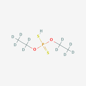 molecular formula C4H11O2PS2 B13431897 O,O-Diethyl Dithiophosphate-d10 