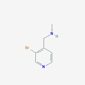 molecular formula C7H9BrN2 B1343196 1-(3-bromopyridin-4-yl)-N-methylmethanamine CAS No. 463941-58-4