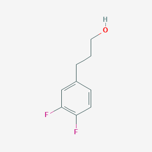 molecular formula C9H10F2O B1343207 3-(3,4-Difluorophenyl)propan-1-ol CAS No. 301185-99-9