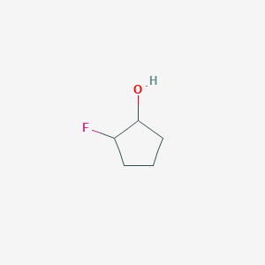 molecular formula C5H9FO B1343212 2-FLUOROCYCLOPENTAN-1-OL 