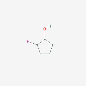 molecular formula C5H9FO B1343212 2-Fluorocyclopentanol 