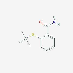 molecular formula C11H15NOS B13432143 2-(Tert-butylthio)benzamide 