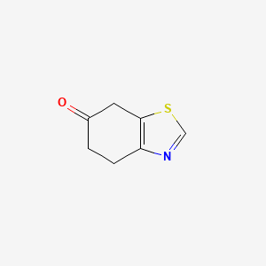molecular formula C7H7NOS B1343215 4,5-Dihydrobenzo[d]thiazol-6(7H)-one CAS No. 70590-43-1