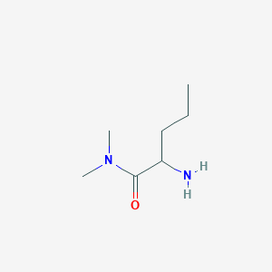 molecular formula C7H16N2O B13432199 2-amino-N,N-dimethylPentanamide 