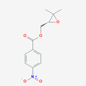 molecular formula C12H13NO5 B134322 (2R)-(+)-3,3-Dimethylglycidyl 4-nitrobenzoate CAS No. 141700-91-6