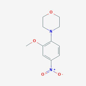 molecular formula C11H14N2O4 B1343231 4-(2-甲氧基-4-硝基苯基)吗啉 CAS No. 97459-72-8