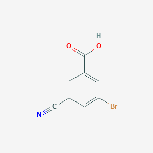 molecular formula C8H4BrNO2 B1343242 3-溴-5-氰基苯甲酸 CAS No. 453566-14-8
