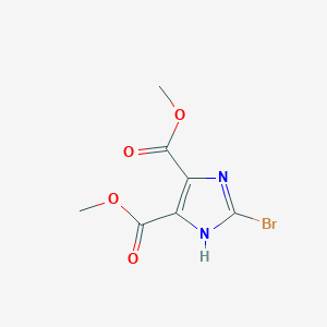 molecular formula C7H7BrN2O4 B1343246 Dimethyl 2-bromo-1H-imidazole-4,5-dicarboxylate CAS No. 705280-65-5