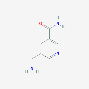 B1343250 5-(Aminomethyl)nicotinamide CAS No. 473924-60-6