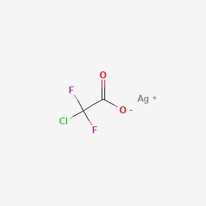 molecular formula C2AgClF2O2 B13432516 Acetic acid, chlorodifluoro-, silver(1+) salt CAS No. 2923-14-0