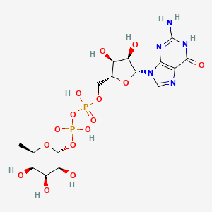 molecular formula C16H25N5O15P2 B13432541 GDP-6-deoxy-alpha-D-talose 