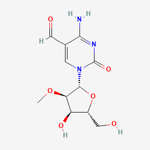 molecular formula C11H15N3O6 B1343267 5-Formyl-2'-o-methylcytidine 