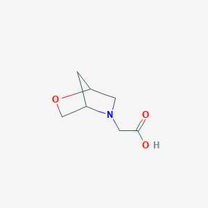 molecular formula C7H11NO3 B13432726 2-(2-Oxa-5-azabicyclo[2.2.1]heptan-5-yl)acetic acid 