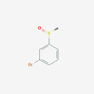 molecular formula C7H7BrOS B13432727 (R)-1-Bromo-3-(methylsulfinyl)benzene 
