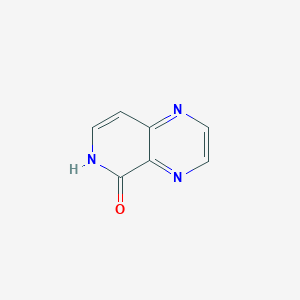 molecular formula C7H5N3O B1343274 Pyrido[3,4-B]pyrazin-5(6H)-one CAS No. 679797-41-2