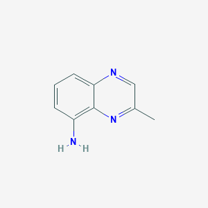 molecular formula C9H9N3 B1343275 3-甲基喹喔啉-5-胺 CAS No. 19031-43-7