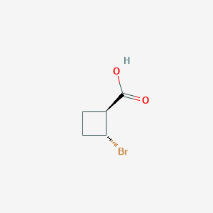 molecular formula C5H7BrO2 B13432758 (1S,2R)-2-bromocyclobutane-1-carboxylic acid 
