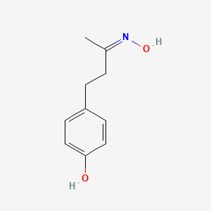 molecular formula C10H13NO2 B13432766 (2E)-4-(4-Hydroxyphenyl)-2-butanone Oxime 
