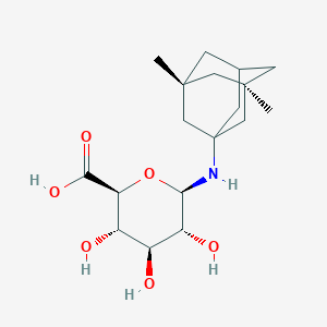 molecular formula C18H29NO6 B13432782 Memantine N-beta-D-Glucuronide 
