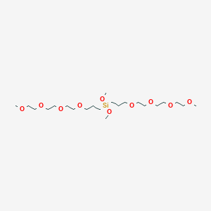 molecular formula C22H48O10Si B13432810 Dimethoxy-bis[3-[2-[2-(2-methoxyethoxy)ethoxy]ethoxy]propyl]silane 