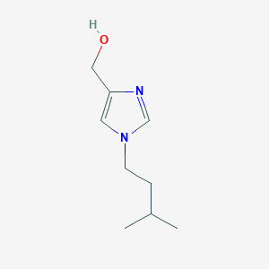 molecular formula C9H16N2O B13432820 (1-isopentyl-1H-imidazol-4-yl)methanol 