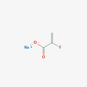 molecular formula C3H2FNaO2 B1343285 Sodium 2-fluoroacrylate 
