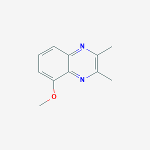 molecular formula C11H12N2O B13432855 5-Methoxy-2,3-dimethylquinoxaline CAS No. 17635-23-3