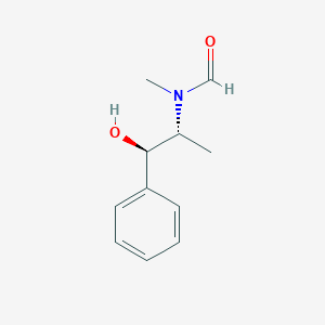 molecular formula C11H15NO2 B13432860 N-[(1R,2R)-2-Hydroxy-1-methyl-2-phenylethyl]-N-methylformamide 