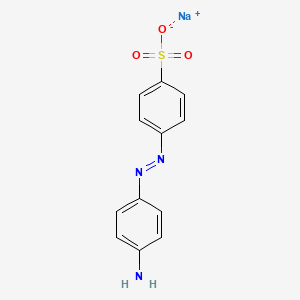 molecular formula C12H11N3NaO3S B1343288 Yellow RFS CAS No. 2491-71-6