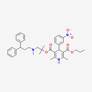 molecular formula C38H45N3O6 B13432894 Lercanidipine Impurity C 