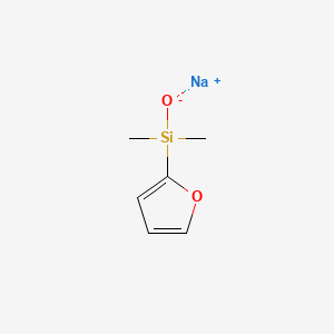 molecular formula C6H10NaO2Si B1343290 2-Furyldimethylsilanol sodium salt CAS No. 879904-88-8