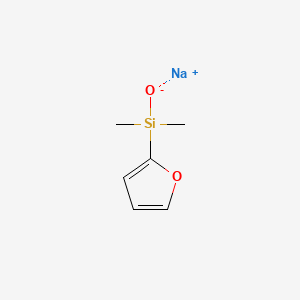 molecular formula C6H9NaO2Si B1343290 2-呋喃基二甲基硅醇钠盐 CAS No. 879904-88-8