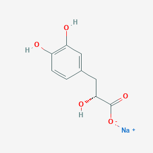 molecular formula C9H9NaO5 B1343291 sodium (R)-3-(3,4-dihydroxyphenyl)-2-hydroxypropanoate 